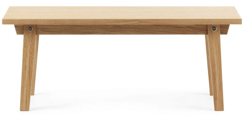 Slice Coffee Table von Normann Copenhagen aus hellem Eichenholz, moderner Couchtisch.